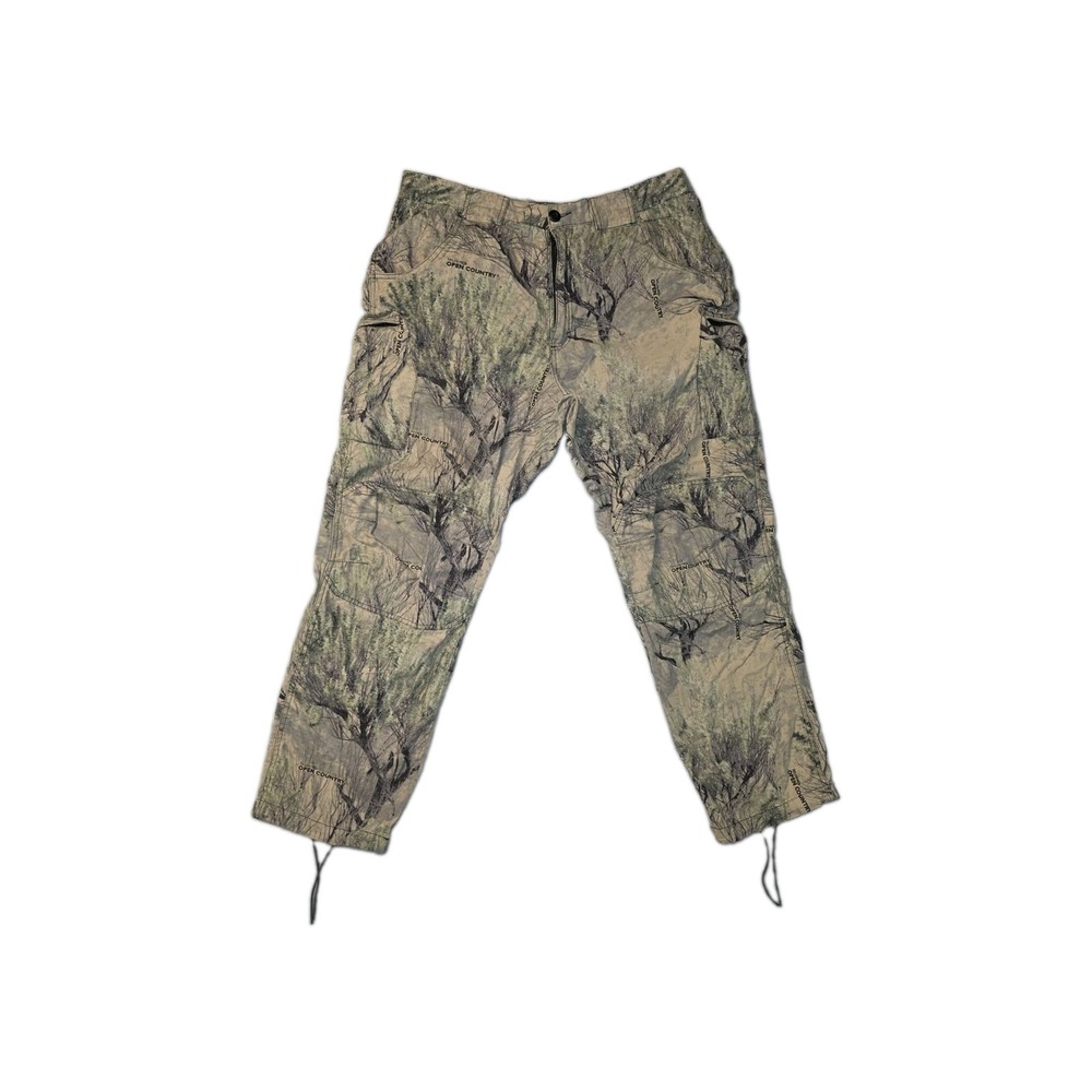 Cabela's Seclusion 3D Open Country Camouflage Cargo Pants Green Size 38 Reg